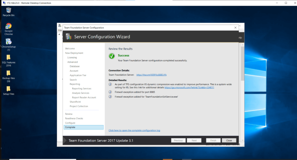 Team Foundation Server 2017